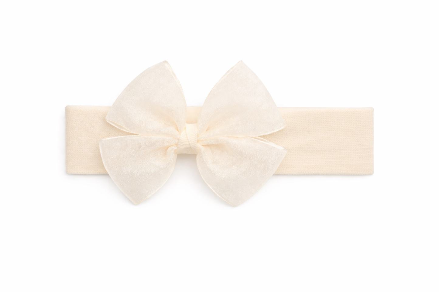 Felpa Ancha con Lazo Mariposa de organza – Artesanal y Elegante