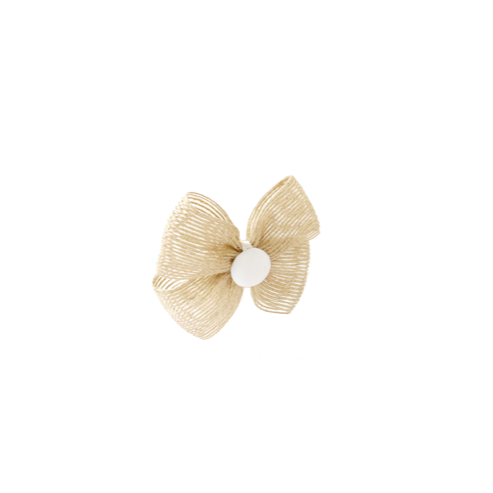 Coletero infantil con lazo grande de yute – Hecho a mano