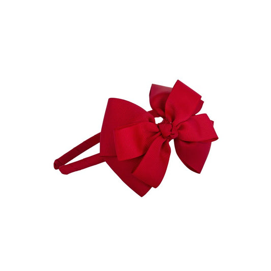 Diadema fina con lazo doble mariposa - Accesorio infantil elegante y cómodo