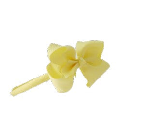 Diadema fina Beauty con lazo de grosgrain