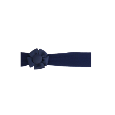 Felpa ancha con flor – Accesorio infantil hecho a mano en Bámbola