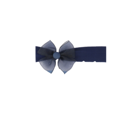 Felpa Ancha con Lazo Mariposa de organza – Artesanal y Elegante