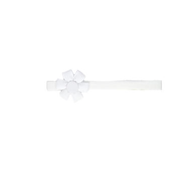 Felpa Fina con Lazo Flor Artesanal