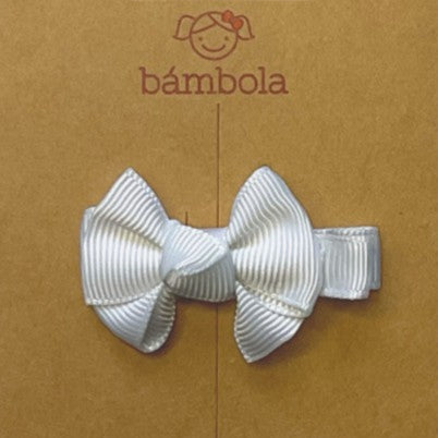 Pinza  pequeña con lazo Julia artesanal