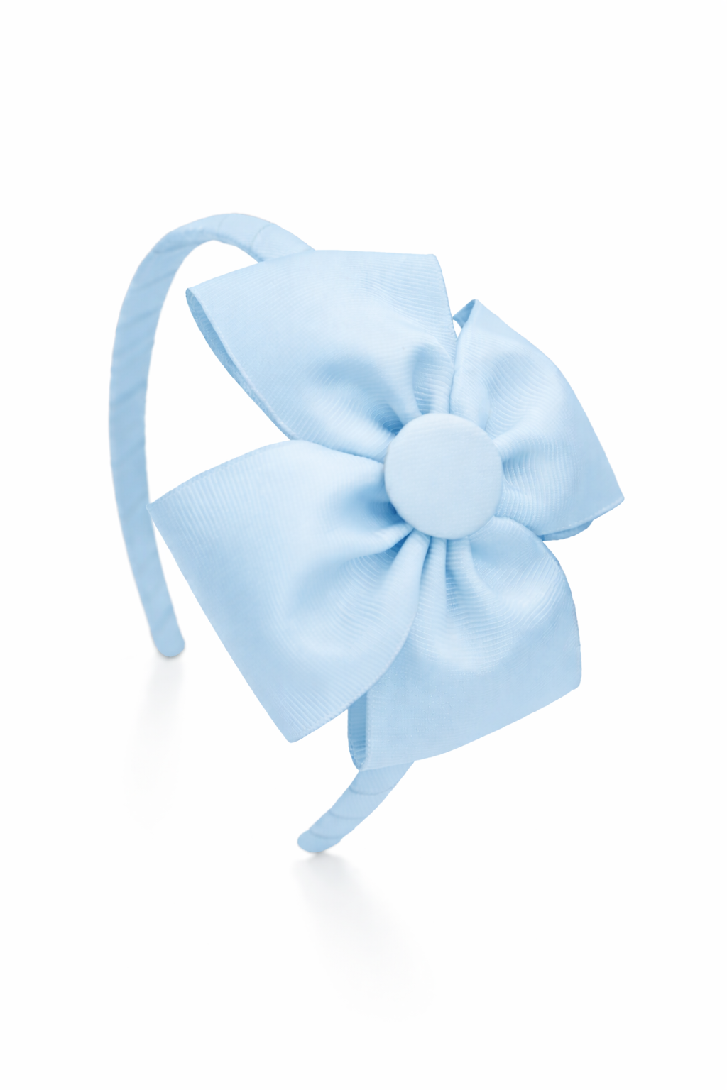 Diadema fina con lazo mariposa | Accesorio artesanal para niña