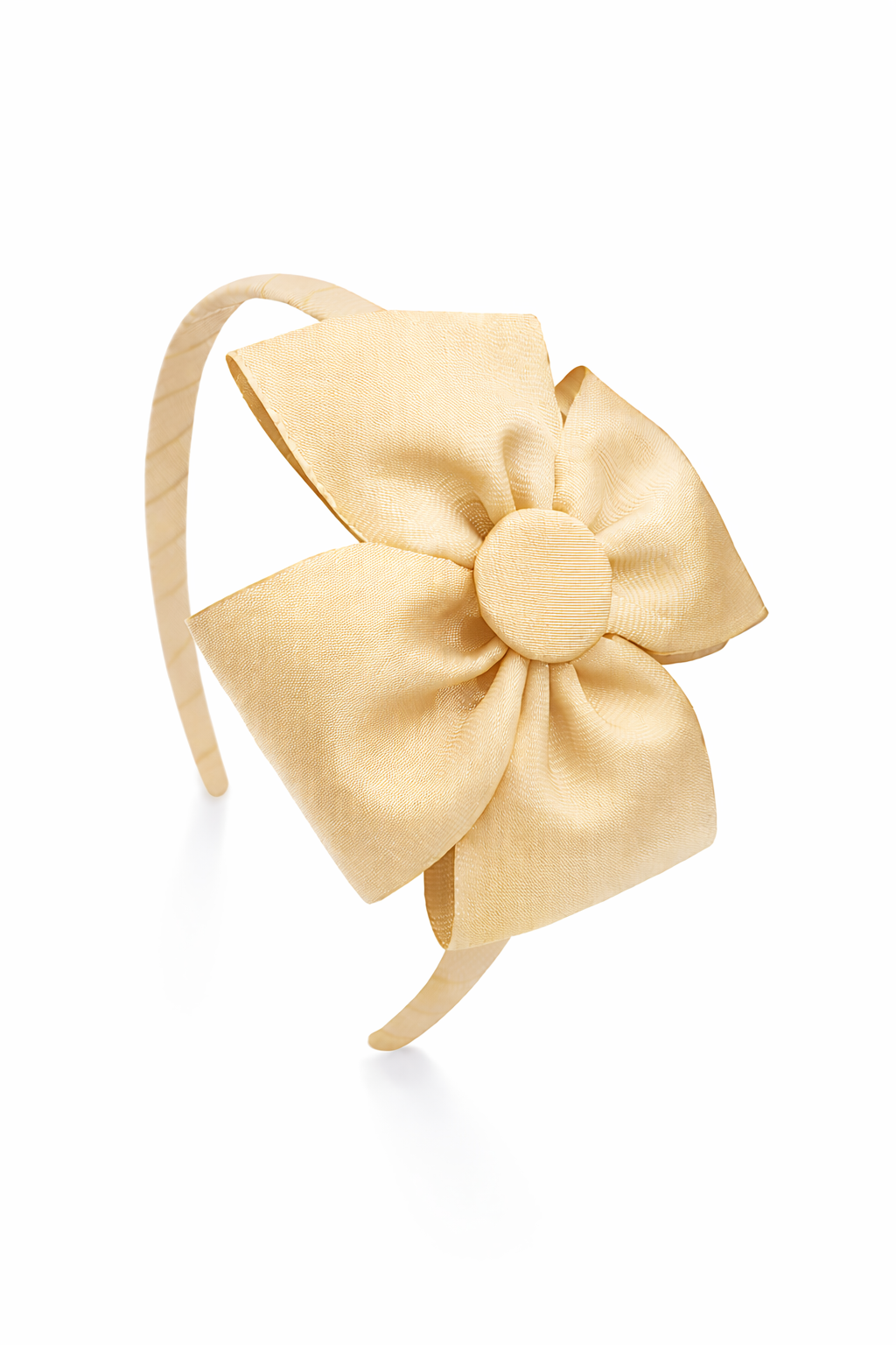 Diadema fina con lazo mariposa | Accesorio artesanal para niña