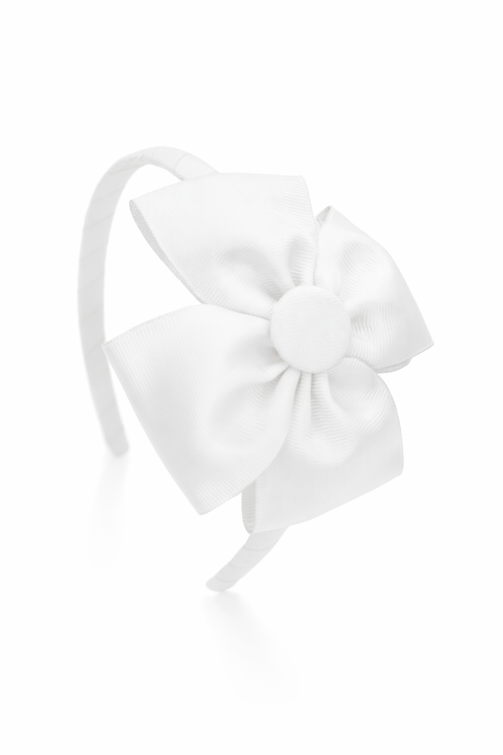 Diadema fina con lazo mariposa | Accesorio artesanal para niña