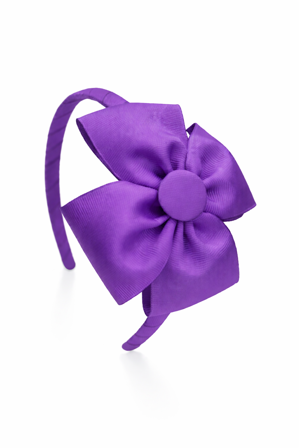 Diadema fina con lazo mariposa | Accesorio artesanal para niña
