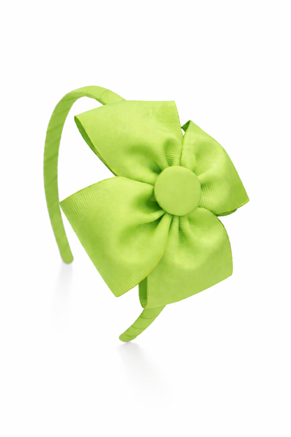 Diadema fina con lazo mariposa | Accesorio artesanal para niña