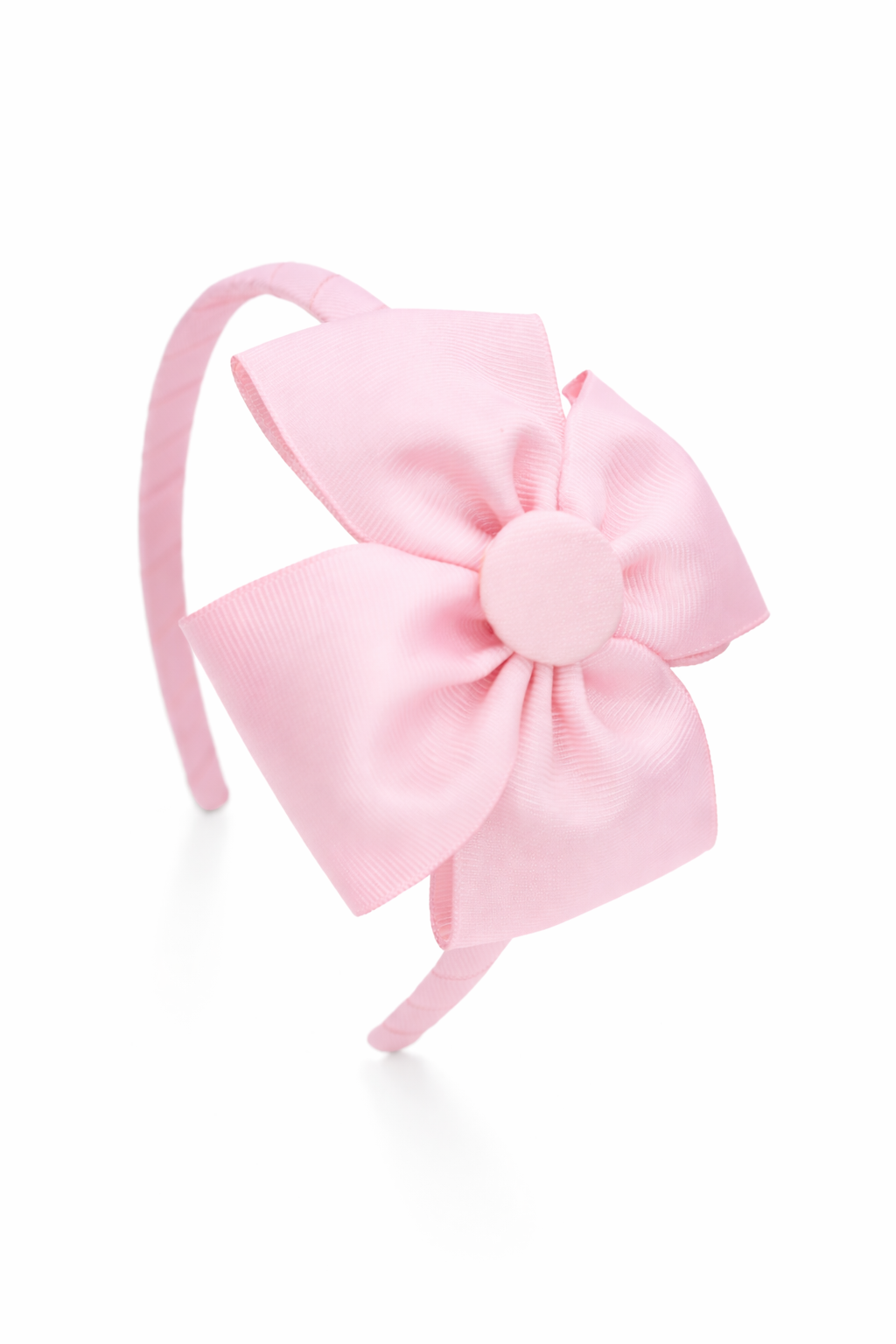 Diadema fina con lazo mariposa | Accesorio artesanal para niña