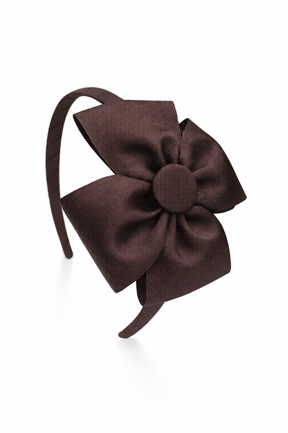 Diadema fina con lazo mariposa | Accesorio artesanal para niña