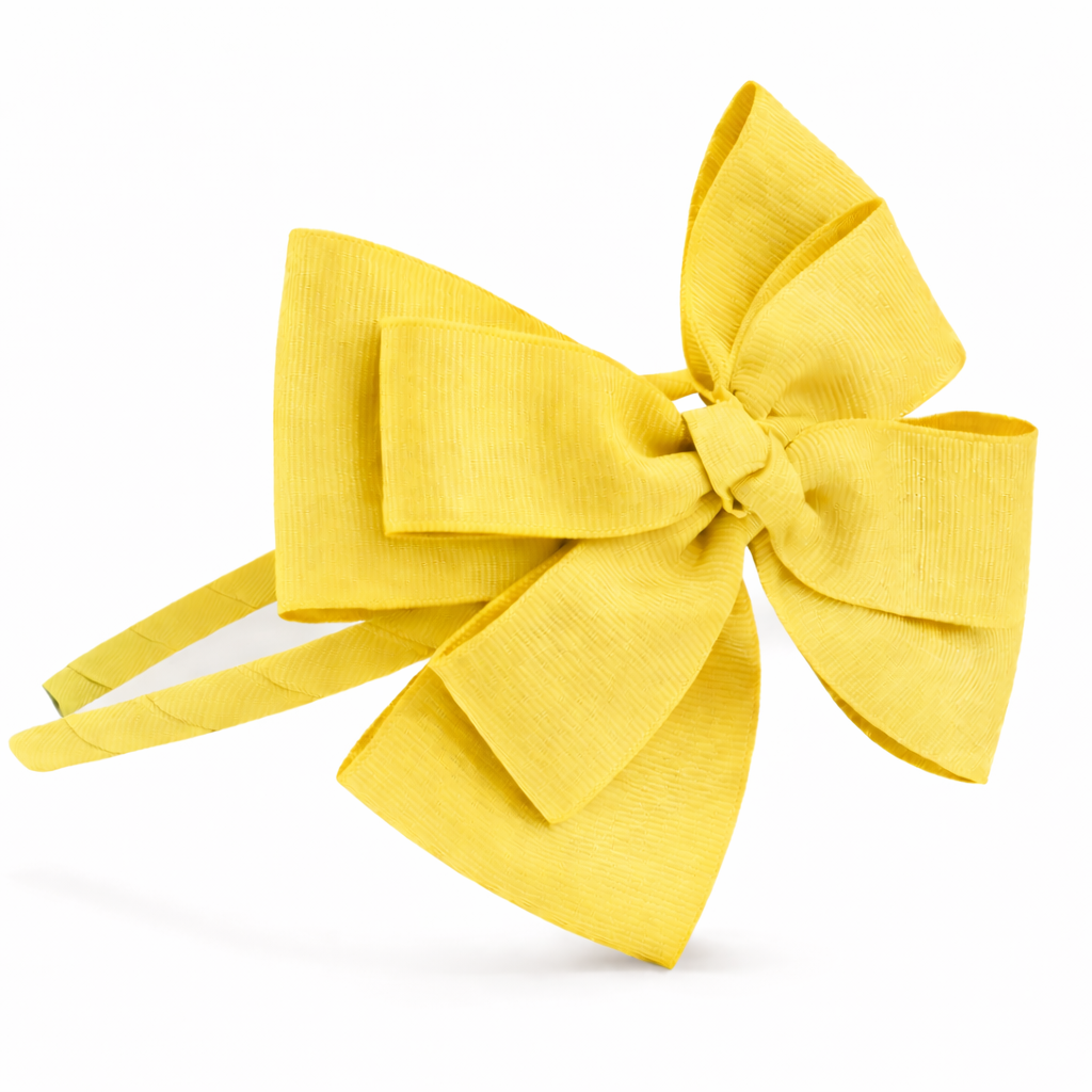 Diadema fina con Lazo Mariposa  Doble hecho a mano