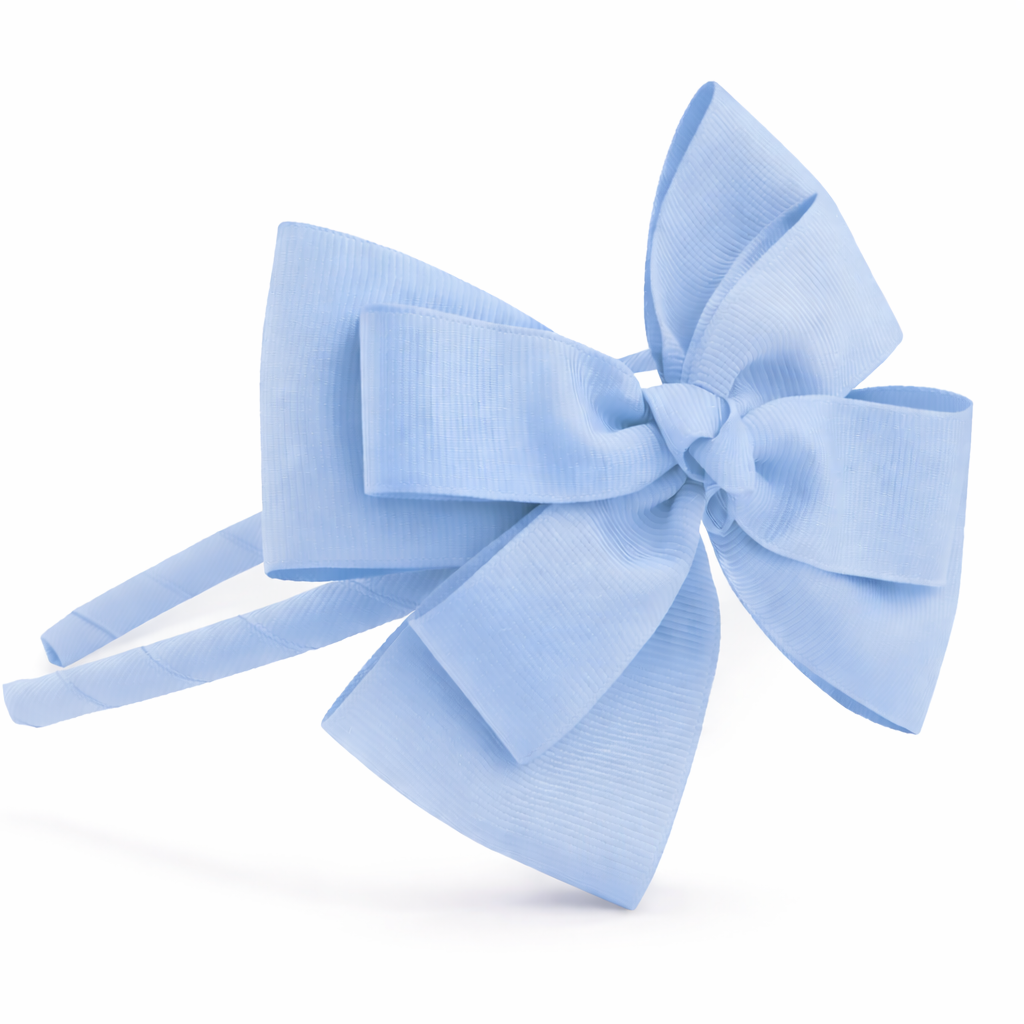 Diadema fina con Lazo Mariposa  Doble hecho a mano