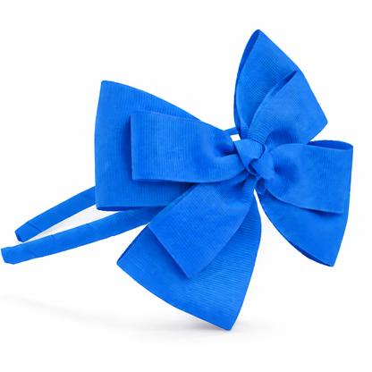 Diadema fina con Lazo Mariposa  Doble hecho a mano