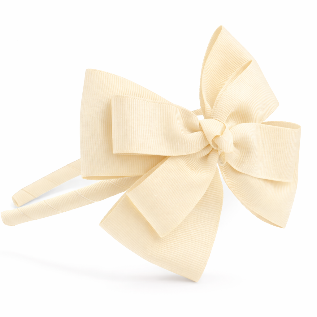 Diadema fina con Lazo Mariposa  Doble hecho a mano