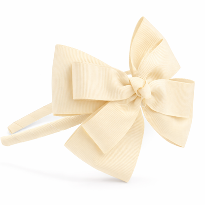 Diadema fina con Lazo Mariposa  Doble hecho a mano