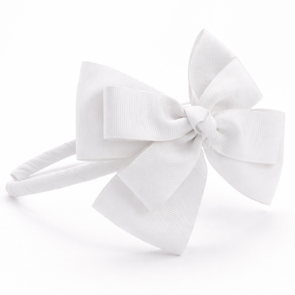 Diadema fina con Lazo Mariposa  Doble hecho a mano