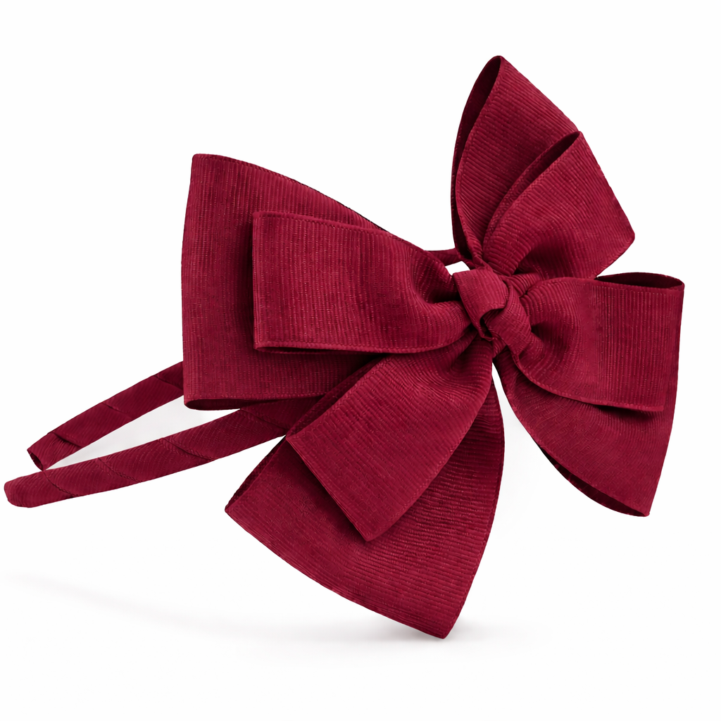 Diadema fina con Lazo Mariposa  Doble hecho a mano