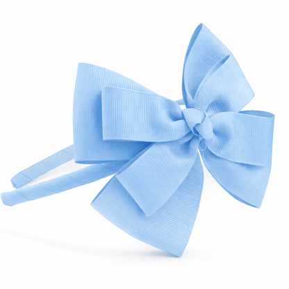 Diadema fina con Lazo Mariposa  Doble hecho a mano