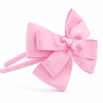 Diadema fina con Lazo Mariposa  Doble hecho a mano