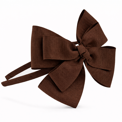 Diadema fina con Lazo Mariposa  Doble hecho a mano