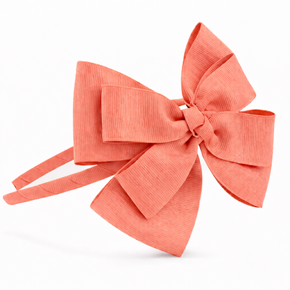 Diadema fina con Lazo Mariposa  Doble hecho a mano