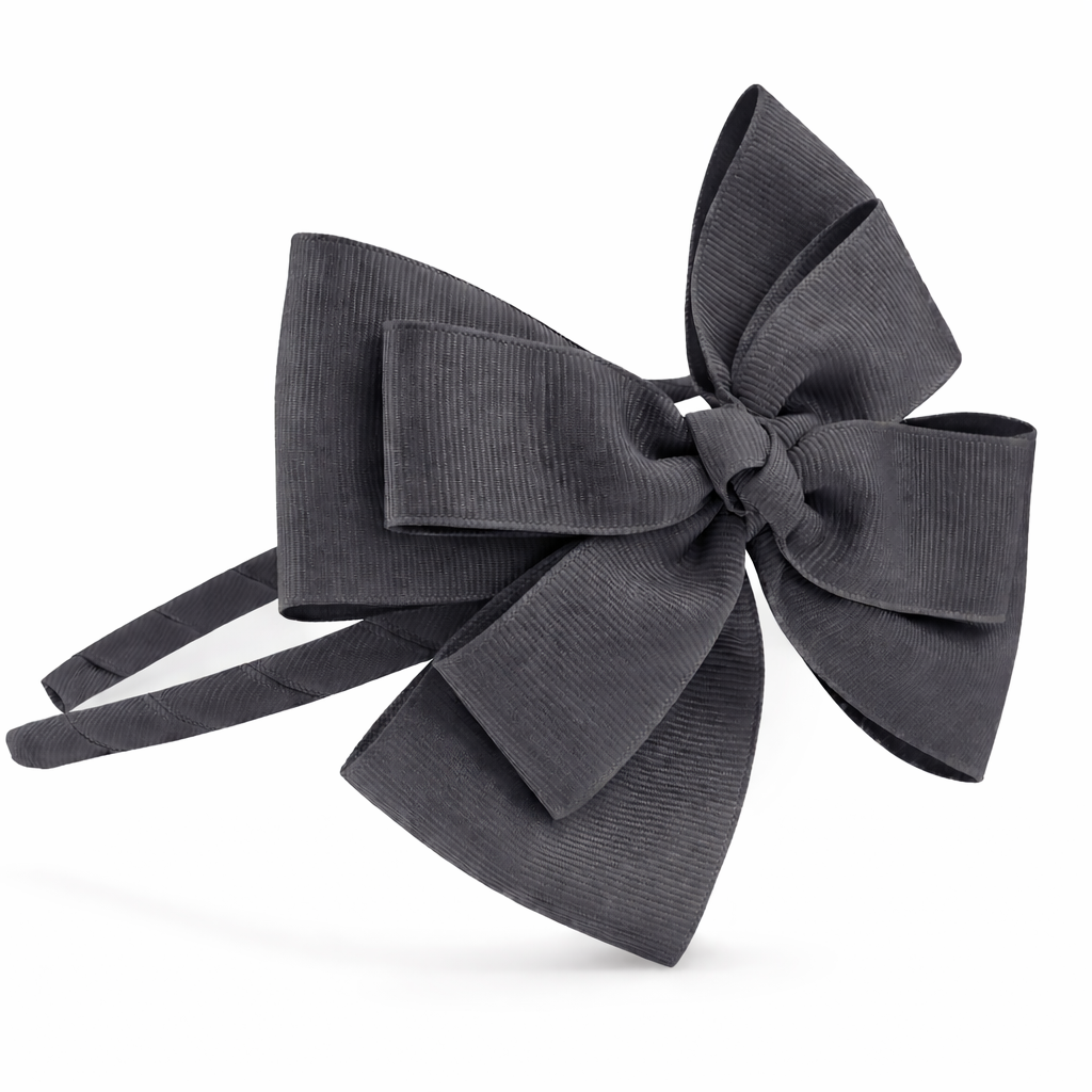 Diadema fina con Lazo Mariposa  Doble hecho a mano