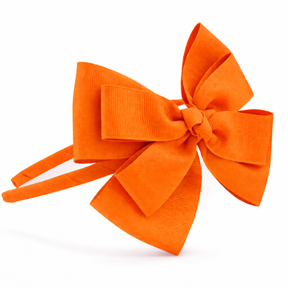 Diadema fina con Lazo Mariposa  Doble hecho a mano