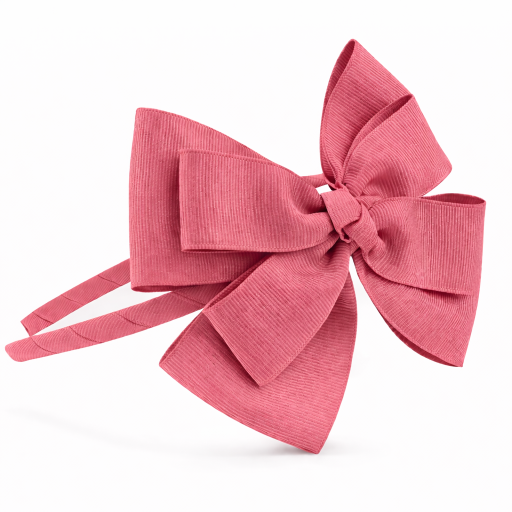 Diadema fina con Lazo Mariposa  Doble hecho a mano