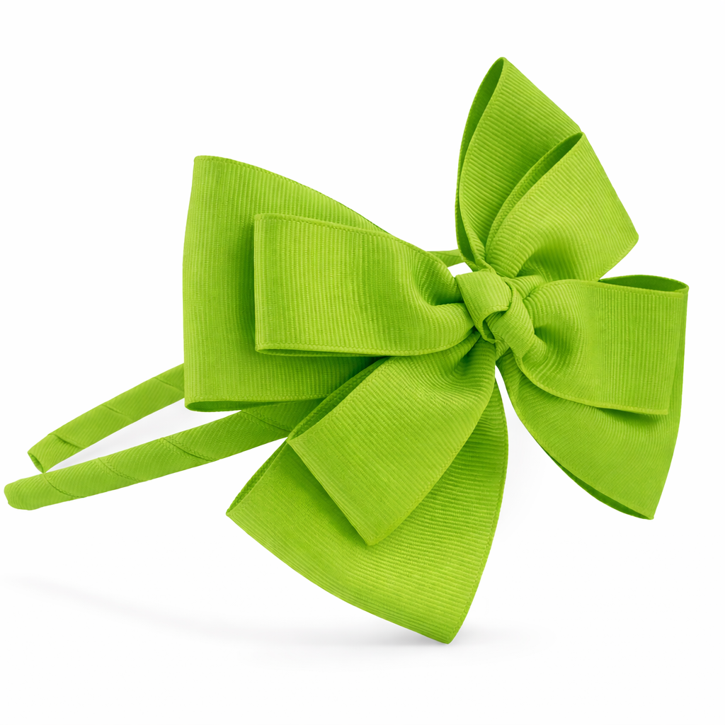 Diadema fina con Lazo Mariposa  Doble hecho a mano