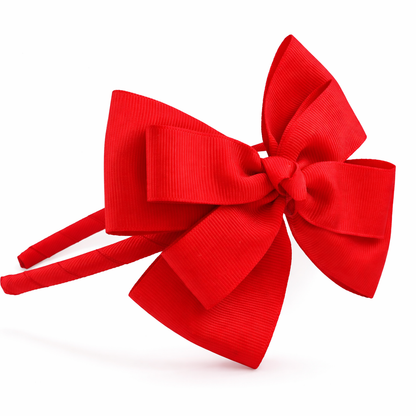 Diadema fina con Lazo Mariposa  Doble hecho a mano