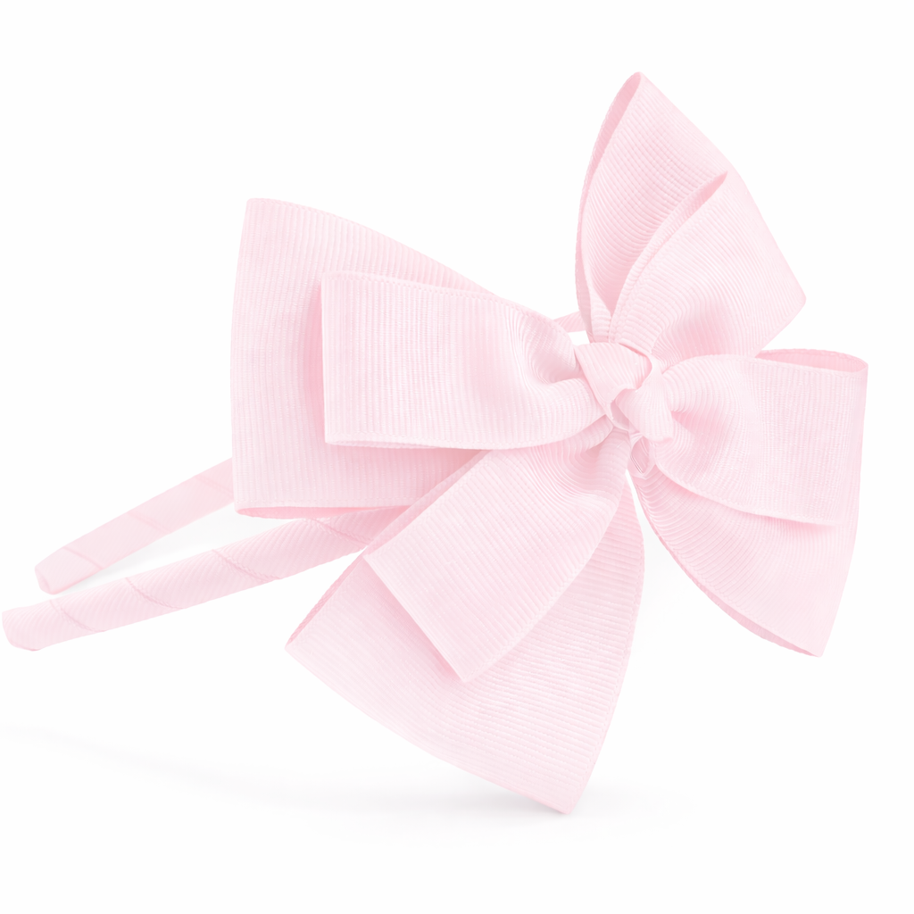 Diadema fina con lazo doble mariposa - Accesorio infantil elegante y cómodo