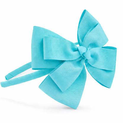 Diadema fina con Lazo Mariposa  Doble hecho a mano