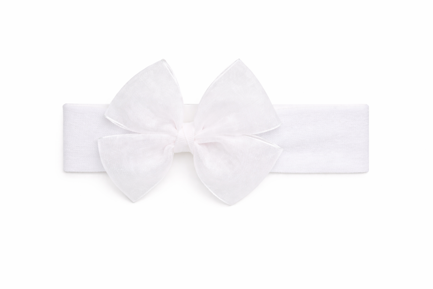 Felpa Ancha con Lazo Mariposa de organza – Artesanal y Elegante