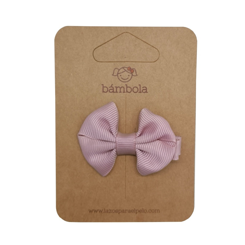 Pinza pequeña Pretty con Lazo Doble Artesanal
