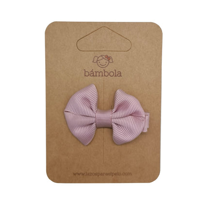 Pinza pequeña Pretty con Lazo Doble Artesanal