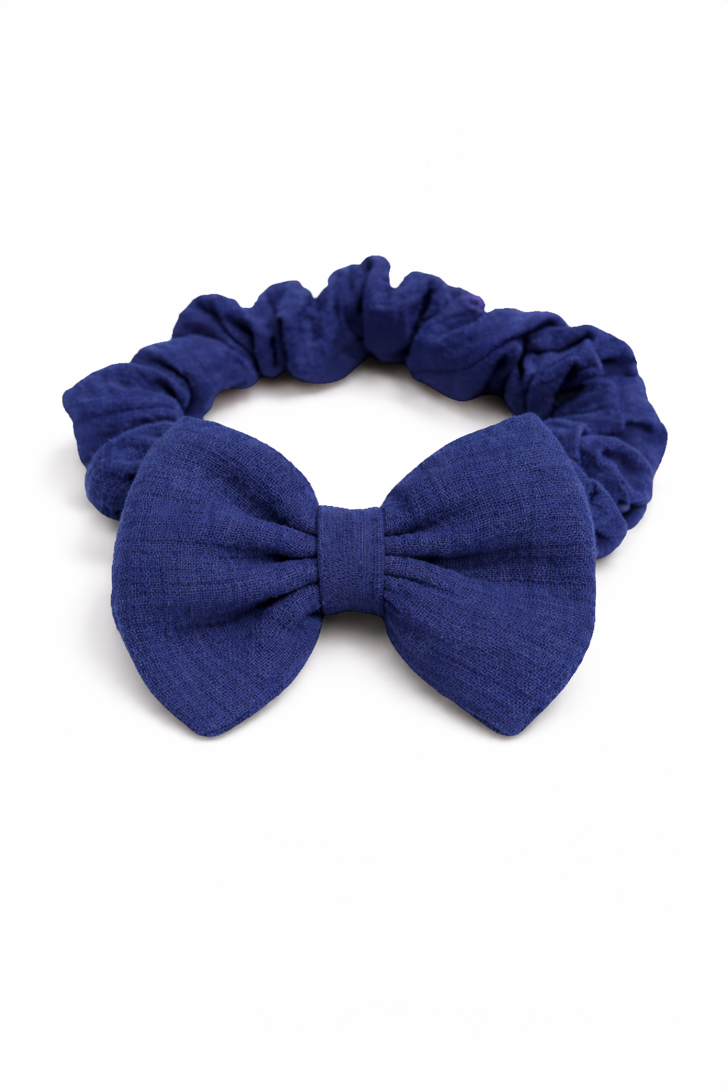 Felpa Scrunchie para Bebé Hecha a Mano en Muselina