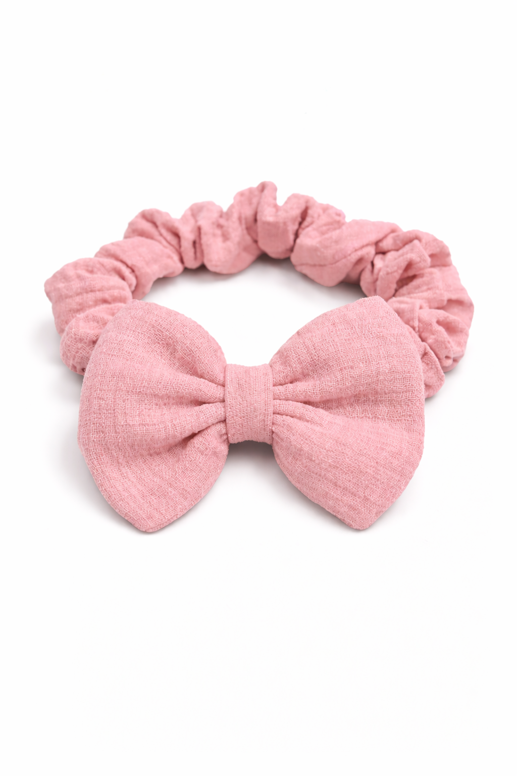 Felpa Scrunchie para Bebé Hecha a Mano en Muselina