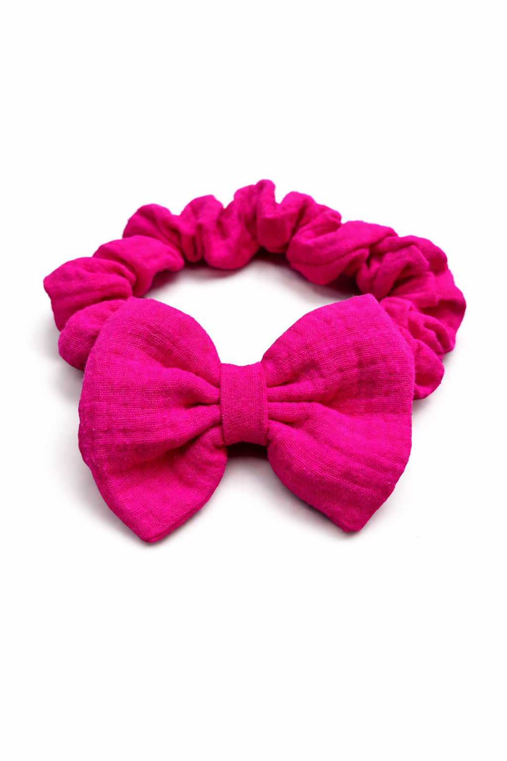 Felpa Scrunchie para Bebé Hecha a Mano en Muselina