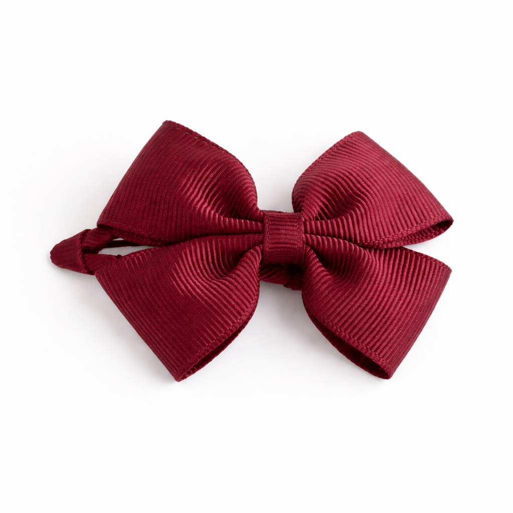 Ranita con Lazo Mariposa para Niñas | Accesorio Artesanal en Cinta Otoman