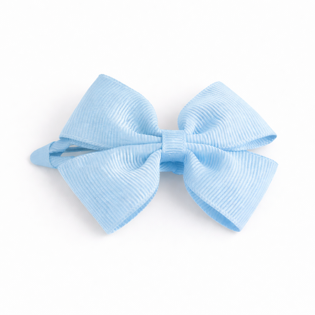 Ranita con Lazo Mariposa para Niñas | Accesorio Artesanal en Cinta Otoman