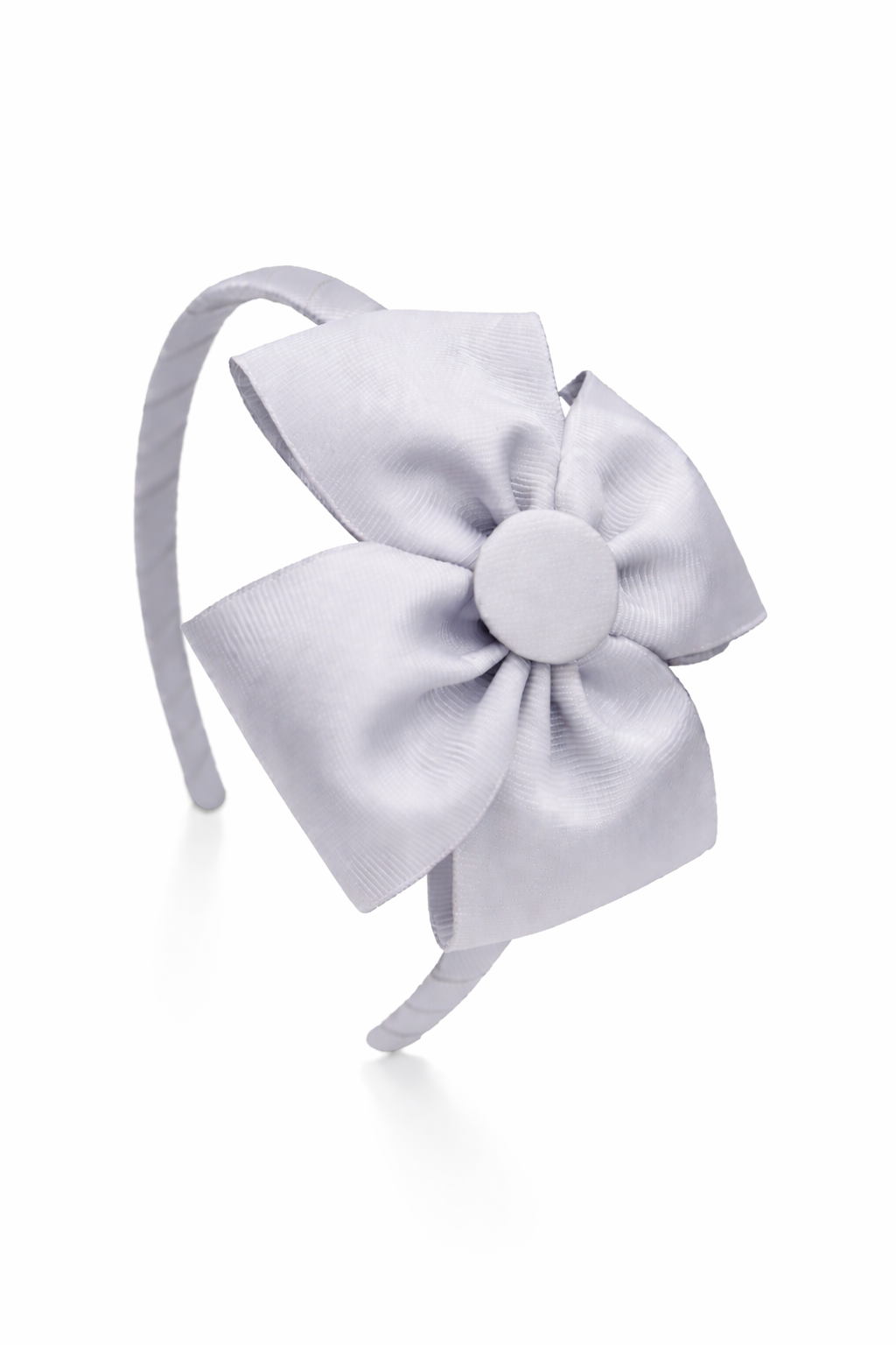 Diadema fina con lazo mariposa | Accesorio artesanal para niña