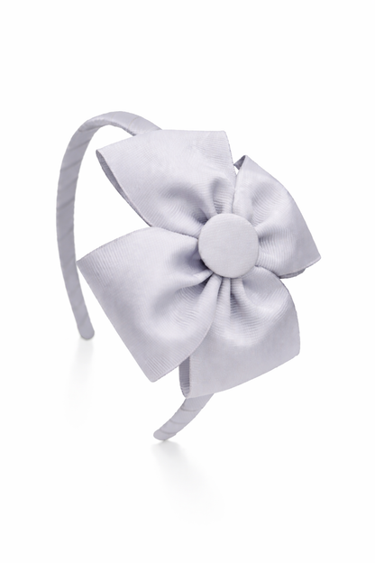 Diadema fina con lazo mariposa | Accesorio artesanal para niña