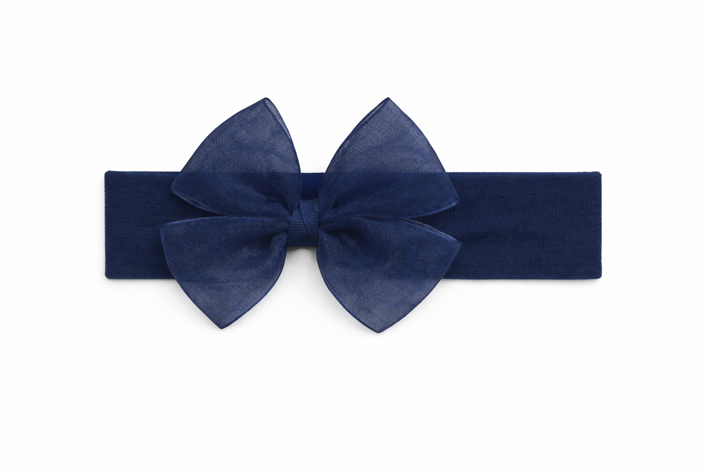 Felpa Ancha con Lazo Mariposa de organza – Artesanal y Elegante